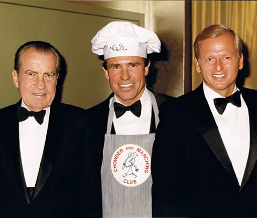 0049 Pres Nixon, Congressman Courter   REB Circa 1990 Edited denoise enhance 2x faceai textai